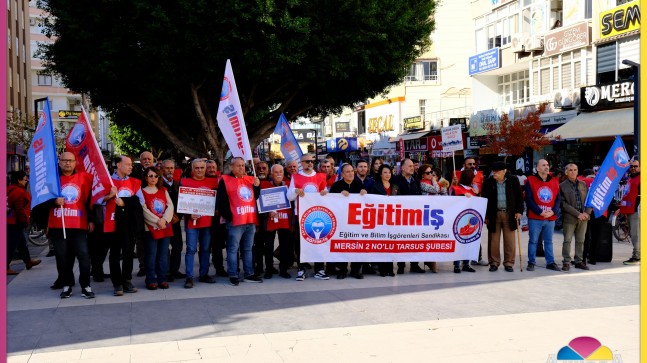 Tarsus’ta İş Bırakma Eylemi: “Hakça ve Halkça Bir Bütçe İstiyoruz”