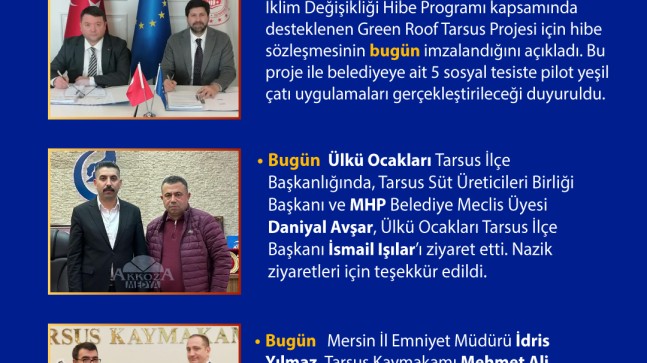 Tarsus’ta Bugün Neler Oldu – 30 Aralık 2025 Salı