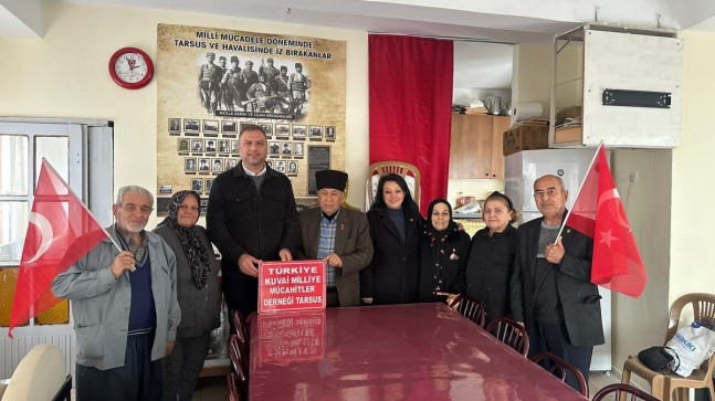 CHP Tarsus İlçe Teşkilatından Kuva-i Milliye Mücahitler Derneği’ne Ziyaret