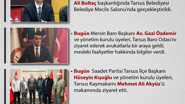 Tarsus’ta Bugün Neler Oldu? 3 Şubat 2026 Salı