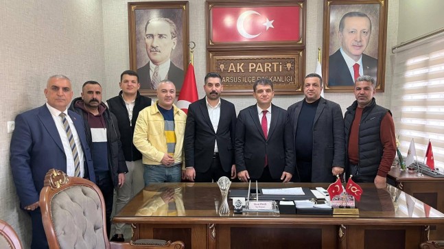 Tarsus’ta Ülkü Ocakları’ndan AK Parti İlçe Başkanlığı’na Hayırlı Olsun Ziyareti