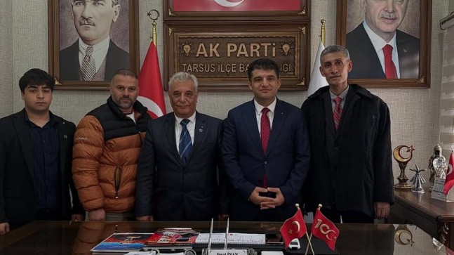 EMŞAV Tarsus Teşkilatından AK Parti İlçe Başkanlığı’na Ziyaret