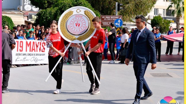 Tarsus’ta 19 Mayıs Atatürk’ü Anma, Gençlik ve Spor Bayramı Kutlandı