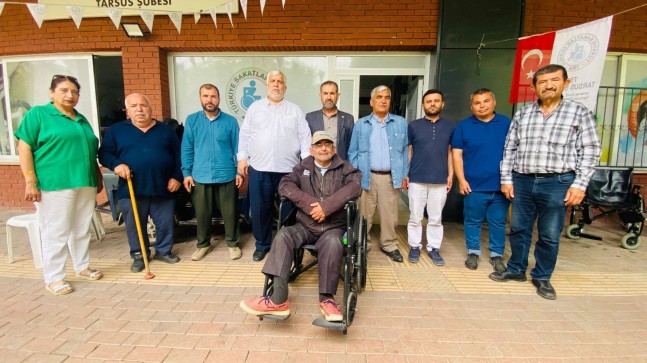 HÜDA PAR Heyetinden Türkiye Sakatlar Derneği Tarsus Şubesi’ne Ziyaret