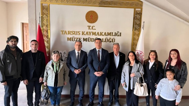 İYİ Parti Tarsus İlçe Başkanlığı’ndan Müze Müdürü Doğukan Alper’e Ziyaret