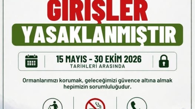 Ormanlara Girişler Yasaklandı