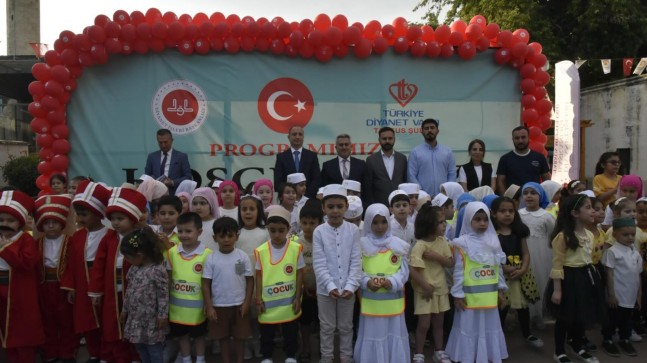 Tarsus Müftülüğü 4-6 Yaş Kur’an Kursları İçin Kapanış Programı Düzenledi