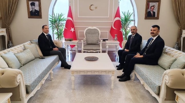 Başsavcı Kaya ve Komisyon Başkanı Akbucak’tan Kaymakam Akyüz’e Veda Ziyareti