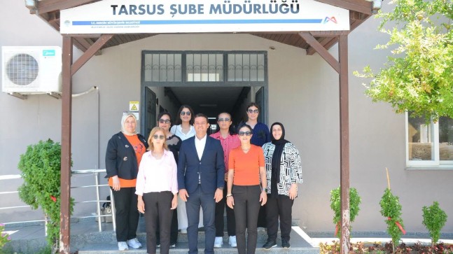 Kadın Muhtarlardan Koordinasyon Şube Müdürü İsmail Belli’ye Ziyaret