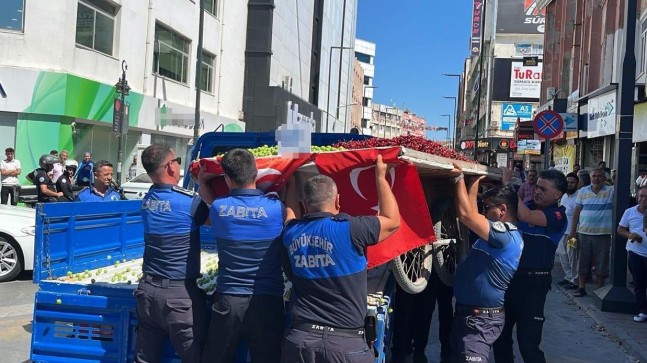 Tarsus’ta Zabıta ve Polisten Ortak Denetim “Kaldırımlar İşgalden Temizlendi”