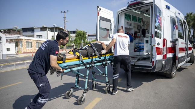 Mersin Büyükşehir Belediyesi’nden Yol Trafik Güvenliği Tatbikatı