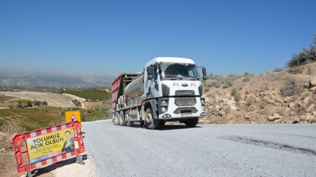 Üretim Bölgelerindeki Yol Dokunuşları Sürüyor