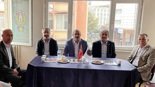 AK Parti Tarsus’tan EMŞAV’a ZİYARET