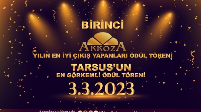 2022 AKKOZA YILIN EN İYİ ÇIKIŞ YAPANLAR ÖDÜL TÖRENİ 3.3.2023