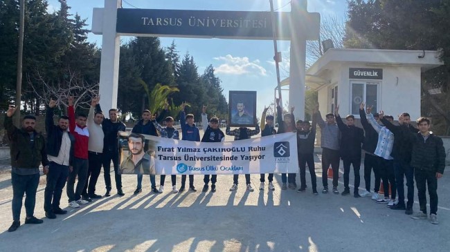 TARSUS ÜLKÜ OCAKLARI ,FIRAT YILMAZ ÇAKIROĞLU İÇİN ANMA TÖRENİ DÜZENLEDİ