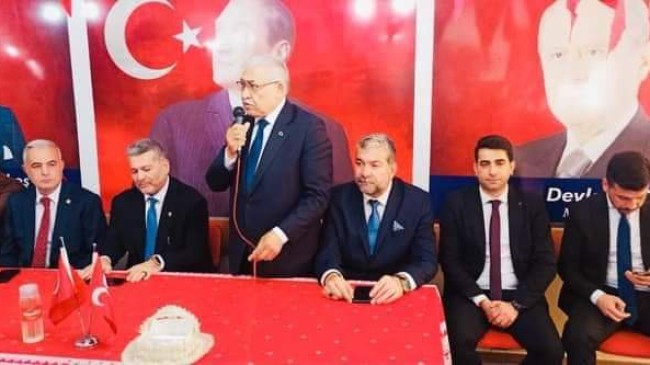 BAKİ ŞİMŞEK,ALİ ARI ve LEVENT UYSAL ,MHP TARSUS İLÇE BAŞKANLIĞINDA PARTİLİLERLE BULUŞTU