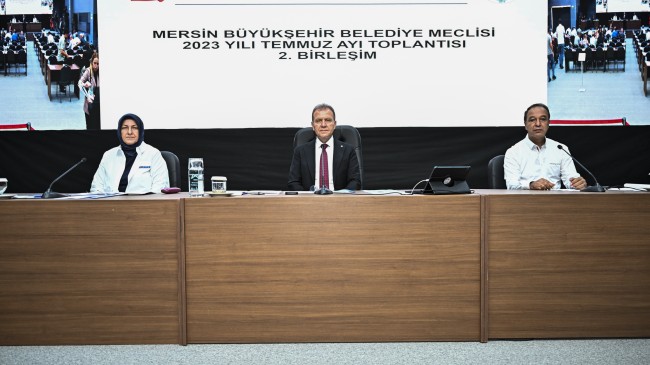 Mersin Büyükşehir Belediye Meclisi’nin Temmuz Ayı 2. Birleşimi Gerçekleştirildi