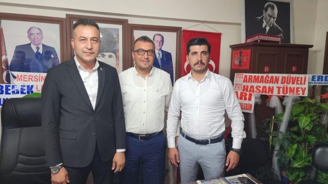 ÜLKÜ OCAKLARINDAN MHP TARSUS İLÇE BAŞKANI FATİH MEHMET YILDIRIM’A HAYIRLI OLSUN ZİYARETİ