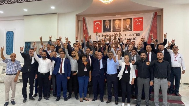 MHP Tarsus İlçe Kongresinde Fatih Yıldırım Yeniden Başkan Seçildi