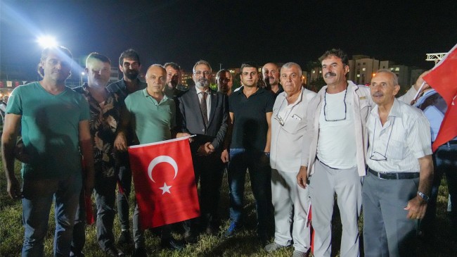 TARSUS’TA MUHTARLARDAN HALUK BOZDOĞAN’A BÜYÜK DESTEK