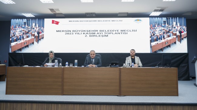 Mersin Büyükşehir Belediyesi Kasım Ayı Olağan Meclis Toplantısı’nın 2. Birleşimi Yapıldı