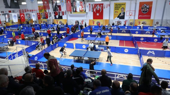 Mersin 3. Veteranlar Masa Tenisi Turnuvası Sona Erdi