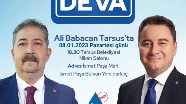 ALİ BABACAN TARSUS’TA