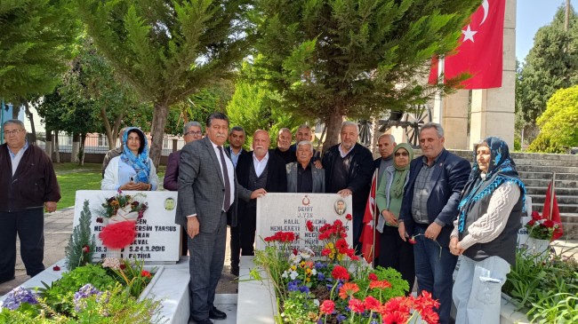 TARSUSLU ŞEHİT YÜZBAŞI HALİL ÖZDEMİR DUALARLA ANILDI