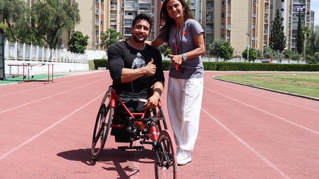 Şampiyon Para Atletizmci Fatih,Tekerlekli Sandalyesinin Yenilenmesini İstiyor