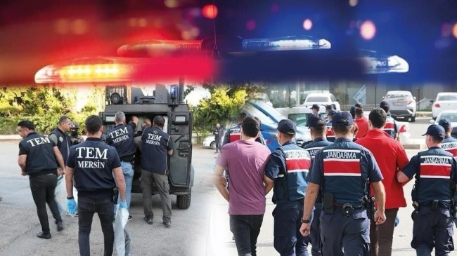 Mersin’de Emniyet ve Jandarma Birimlerinin Operasyonlarında 1057 Kişi Yakalandı