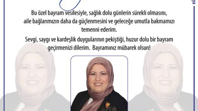 YELİZ BOZKURT KURBAN BAYRAMI KUTLAMASI