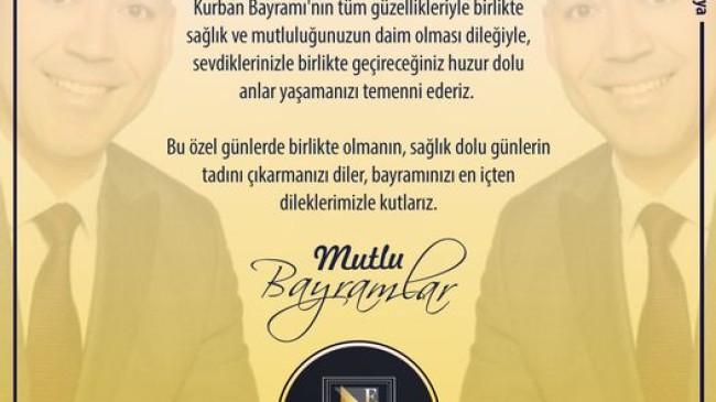 TAHSİN EKER KURBAN BAYRAMI KUTLAMASI