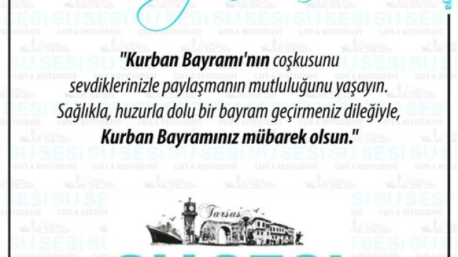 SU SESİ KURBAN BAYRAMI KUTLAMASI