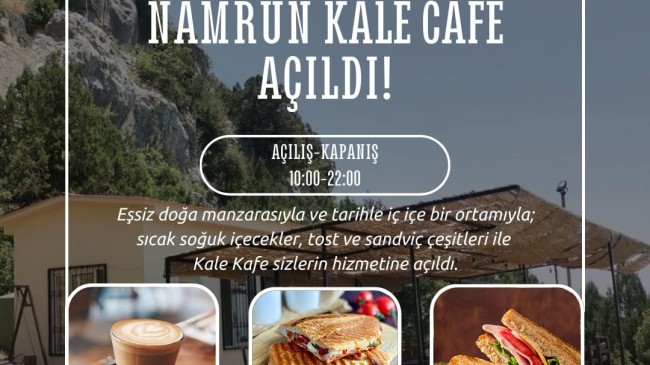 NAMRUN KALE CAFE AÇILDI