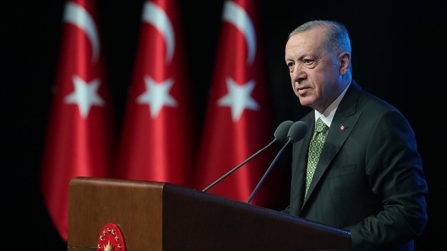 Cumhurbaşkanı Erdoğan: “Türk Kızılay, zor durumda olanların geleceğe umutla bakmaları için var gücüyle çalışmakta”