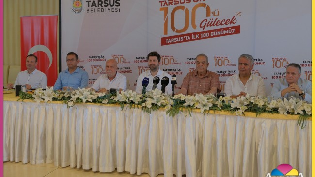 TARSUS BELEDİYE BAŞKANI ALİ BOLTAÇ İLK 100 GÜNÜNÜ DEĞERLENDİRDİ