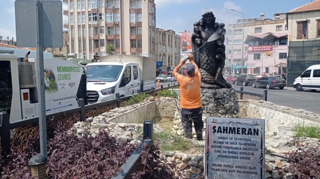 Mersin Büyükşehir Belediyesi Tarsus’ta Bakım Çalışmalarını Sürdürüyor