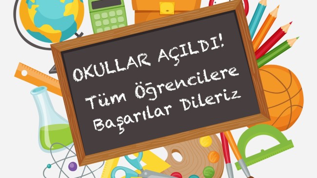 OKULLARDA İLK DERS ZİLİ ÇALDI