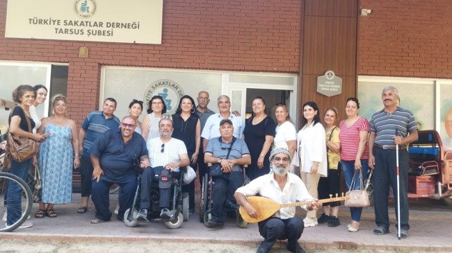 Figen Acıyiyen’den Türkiye Sakatlar Derneği Tarsus Şubesi’ne Ziyaret