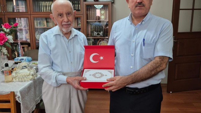 Müftü Murat Akçay’dan Emekli Din Görevlisine Ziyaret