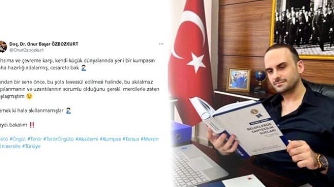 Doç. Dr. Özbozkurt’tan Sosyal Medyadan Çarpıcı Açıklamalar “Çevresine yönelik yeni bir kumpas girişiminde bulunulduğunu öne sürdü”