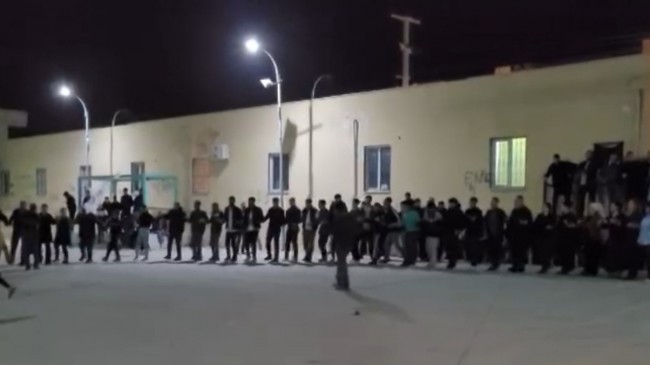 DEM Parti Tarsus İlçe Teşkilatı Kayyum Atamalarını Halayla Protesto Etti