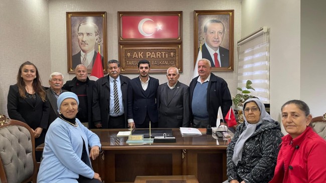 AK Parti Tarsus İlçe Başkanlığına Emekliler Derneğinden Hayırlı Olsun Ziyareti