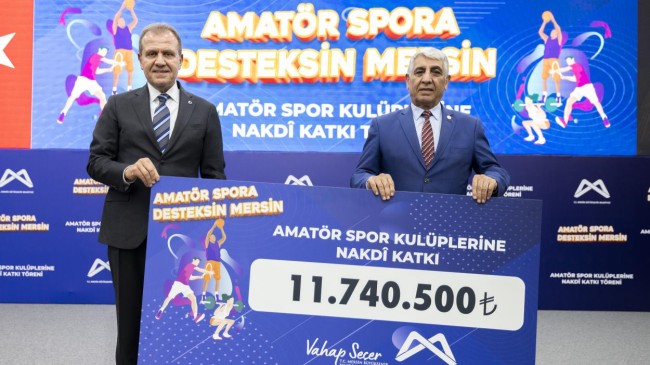 Mersin Büyükşehir’den Amatör Spor Kulüplerine Destek