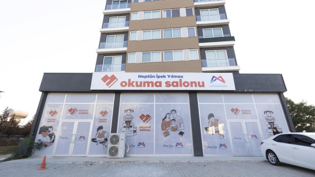 ‘Neptün İpek Yılmaz Okuma Salonu’ Çiftlikköy’de Yeniden Faaliyette