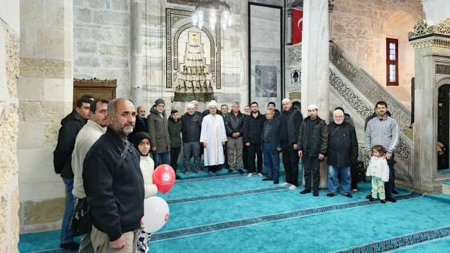 Ulu Camii’nde Sabah Namazında Buluşması Düzenlendi