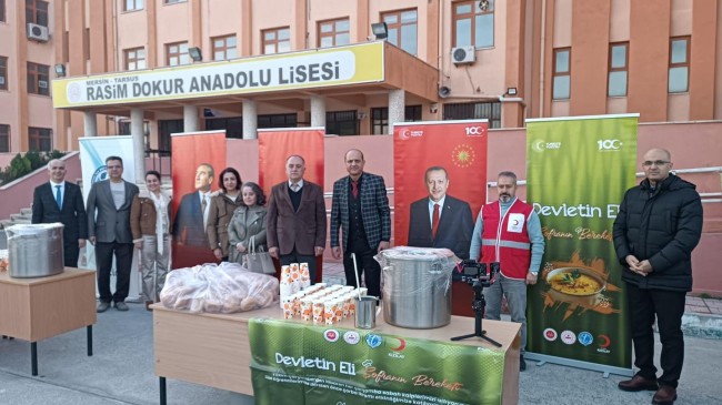 “Devletin Eli Sofranın Bereketi Bu Hafta Rasim Dokur Anadolu Lisesi’nde