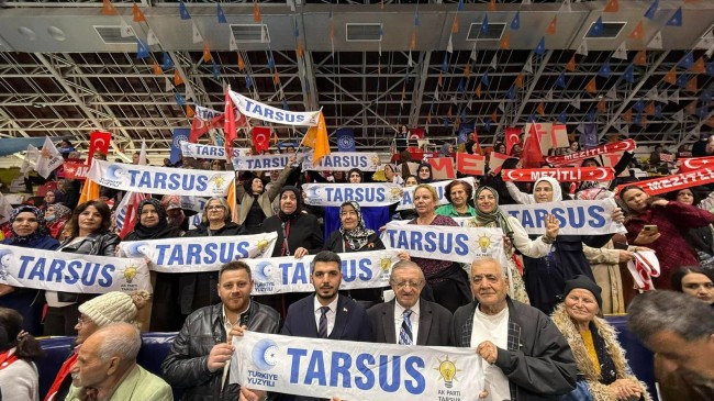 Tarsus AK Parti’den İl Kadın Kolları Kongresi’ne Güçlü Katılım