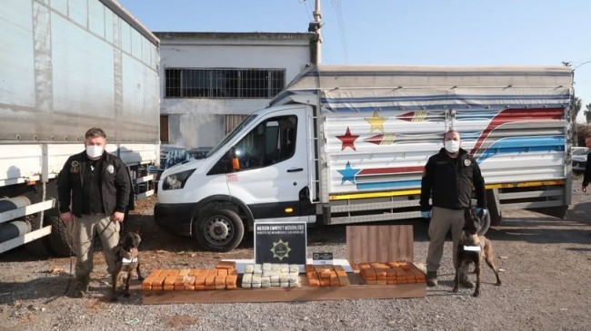 Tarsus’ta 44 Kilo 720 Gram eroin ele geçirildi