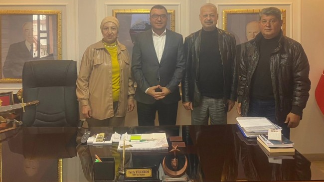 Tarsus Kent Konseyi, MHP İlçe Başkanı Fatih Yıldırım’ı Ziyaret Etti